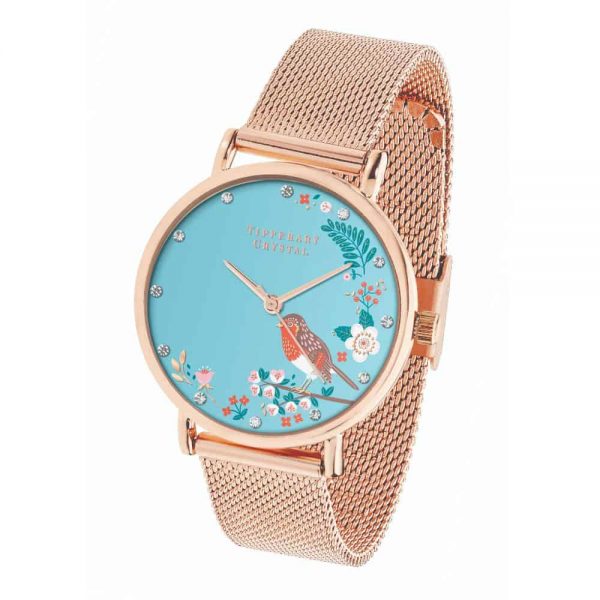 Birdy Robin Rose Gold Watch