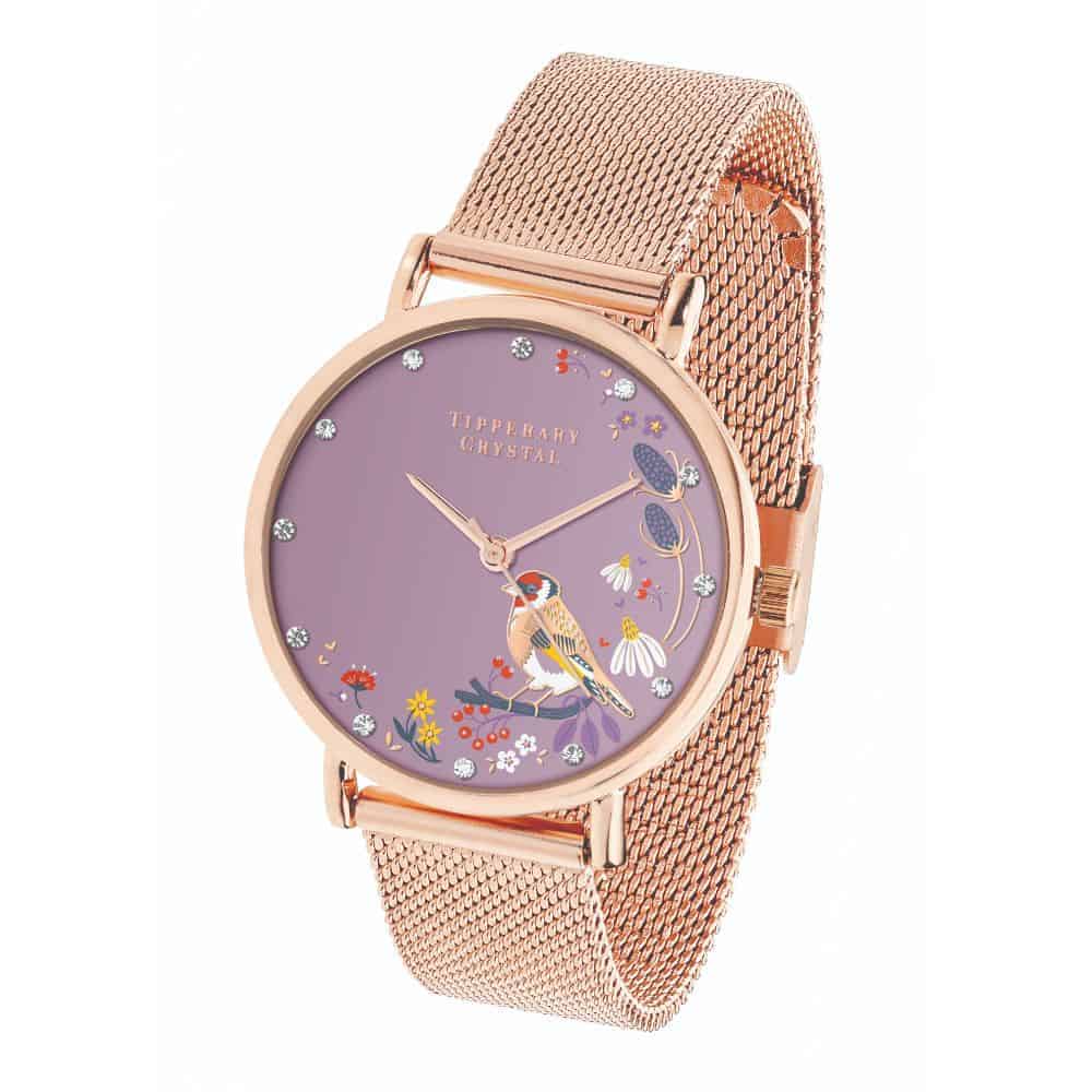 Birdy Goldfinch Rose Gold Watch