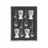 Tipperary Birdy Set of 4 Egg Cup and Spoon