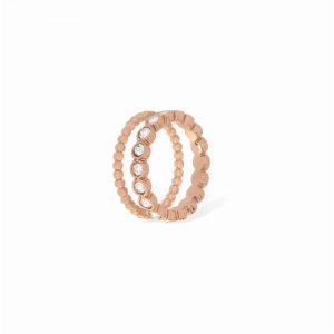 Rose Gold Pure Eternity Stacking Ring Size 7