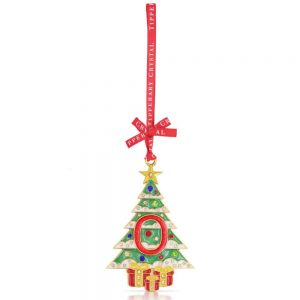 Tipperary Crystal Alphabet Christmas Tree Dec O