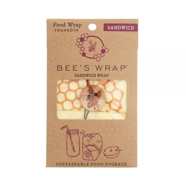 Bees Wrap Large Sandwich Wrap 33x33cm