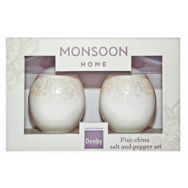 Monsoon Lucille Gold Salt And Pepper Set