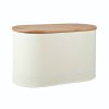 Denby Bread Bin With Bamboo Lid Cream