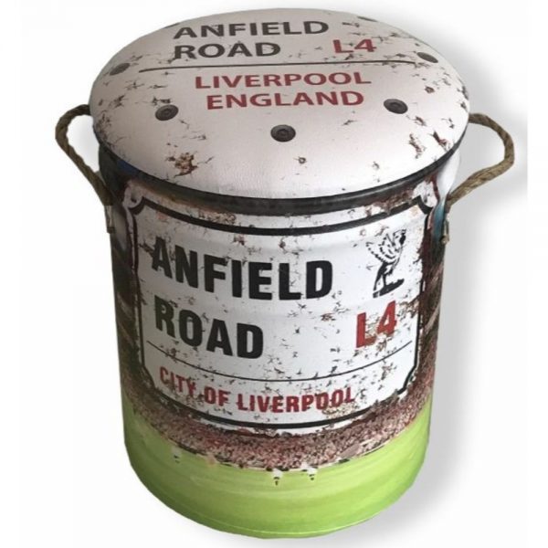 Anfield Road Metal Stool Medium 31x36cm