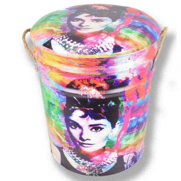 Audrey Metal Stool Large 36x44cm