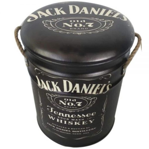 Jack Daniels Metal Stool Medium 31x36cm