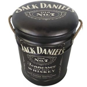 Jack Daniels Metal Stool Small 27x32cm