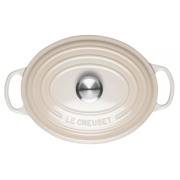 Le Creuset Signature Cast Iron Oval Casserole 29cm Meringue