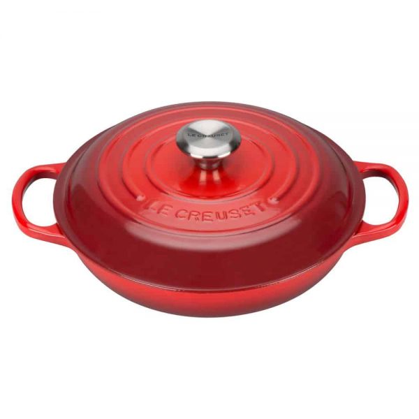 Le Creuset Shallow Casserole 30cm Cerise