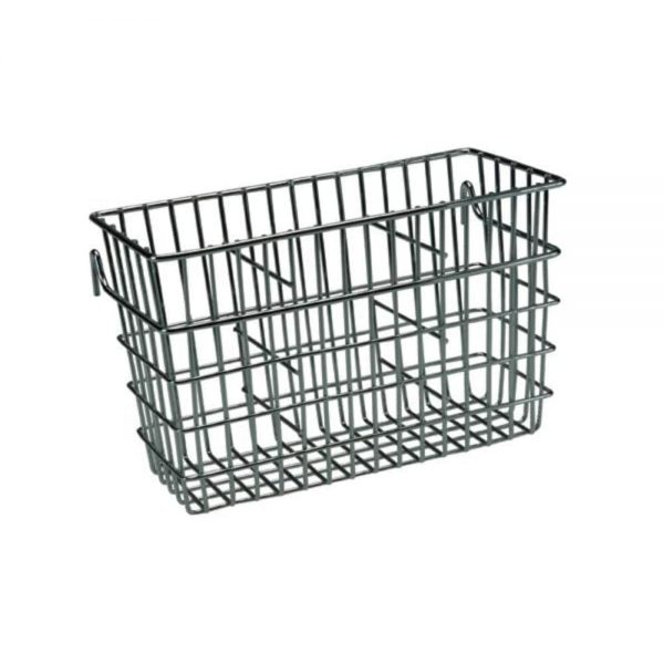 Chrome Cutlery Drainer Caddy 12x19x90cm