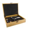 Grunwerg Corkscrew Set with Wooden Bamboo Case