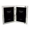 Silver Plated Double Photo Frame 5x7in