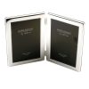 Silver Plated Double Photo Frame 4x6inch