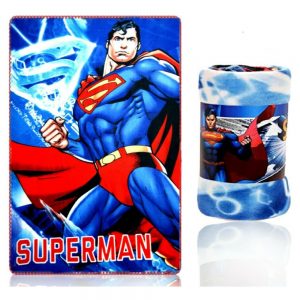 Superman 100% Polyester Fleece Blanket 100 x 150cm