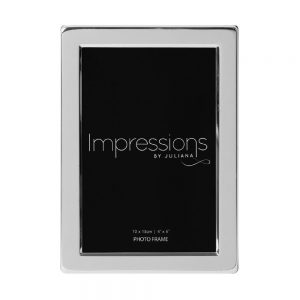 Silver Plated Photo Frame Flat Edge - 4x6