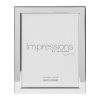 Silver Plated Photo Frame Flat Edge 6x8