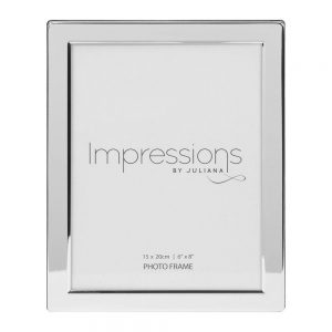 Silver Plated Photo Frame Flat Edge 6x8