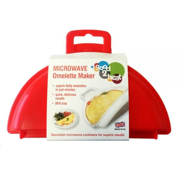 Microwave Two Egg Omelette Maker BPA Free Plastic