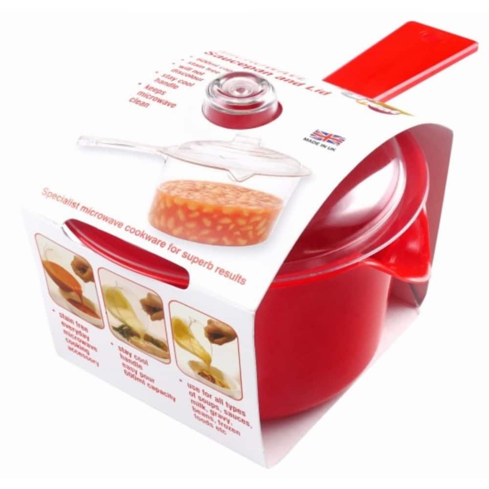 Microwave Saucepan with Lid 600ml - BPA Free