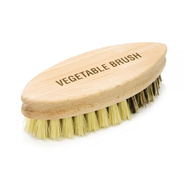 Palm Sized vegetable Brush Stiff Bristles 13x5x3.5