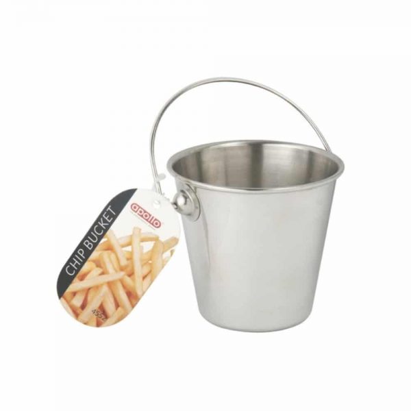 Stainless Steel Chip Bucket 9.5x6cm