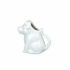 White Porcelain Cow Cream Jug 11x7x12cm