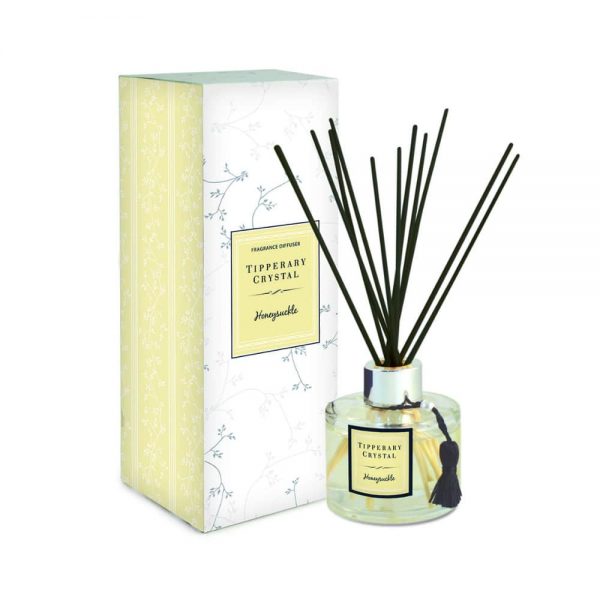 Tipperary Crystal Honeysuckle Diffuser Set