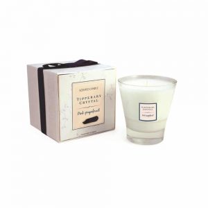 Tipperary Crystal Pink Grapefruit Tumbler Candle