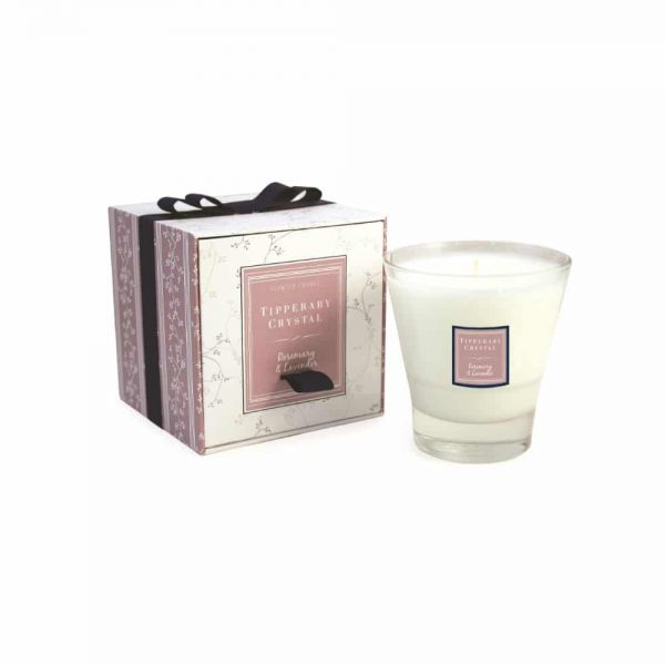 Tipperary Crystal Rosemary and Lavender Candle