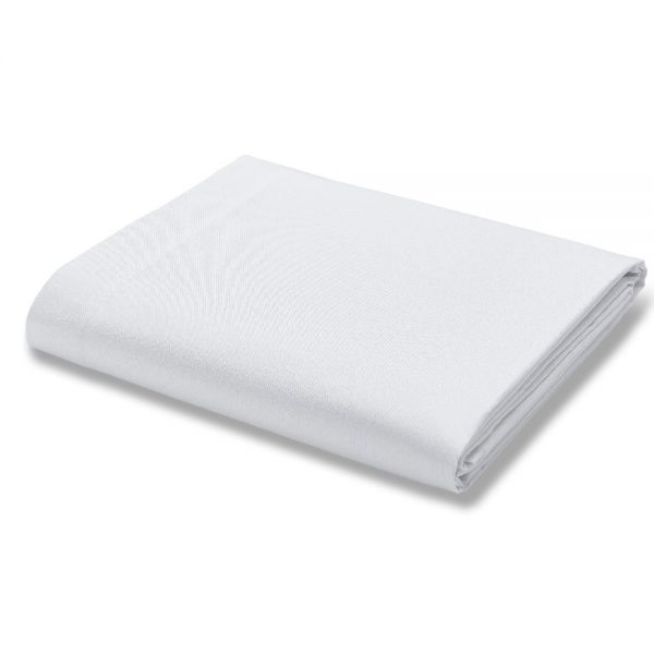 500 Thread Count White Flat King Sheet