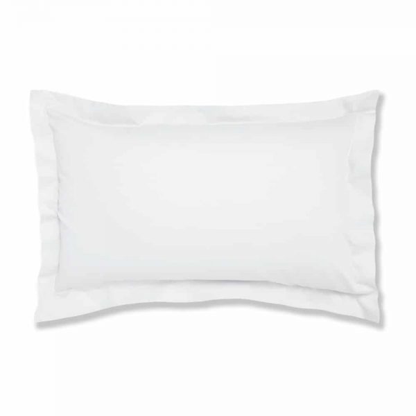 500 Thread Count Oxford Rich White Pillow Case