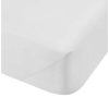 500 Thread Count Super King Flat Sheet White