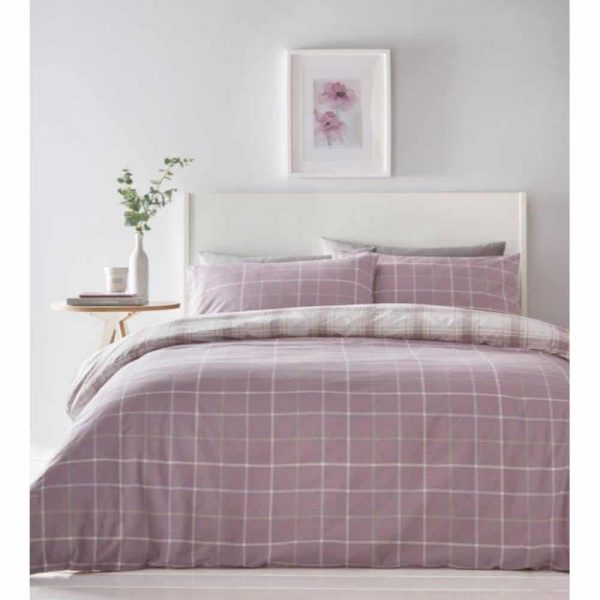 Skye Mauve Duvet Set