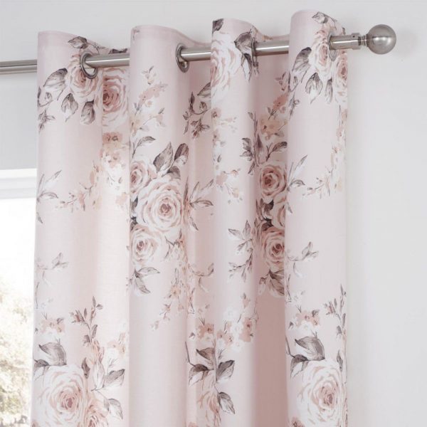 Canterbury Blush Curtains