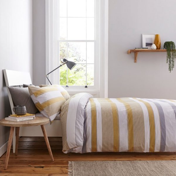 Newquay Stripe Single Duvet Set