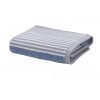 Bath Sheet Textured Stripe Blue