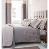 Double Grey Blosson Duvet Set