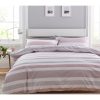 Pink Stripe Newquay Duvet Set