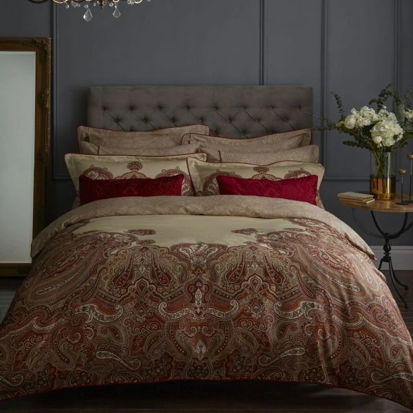 Nasrina Paprika King Duvet Set