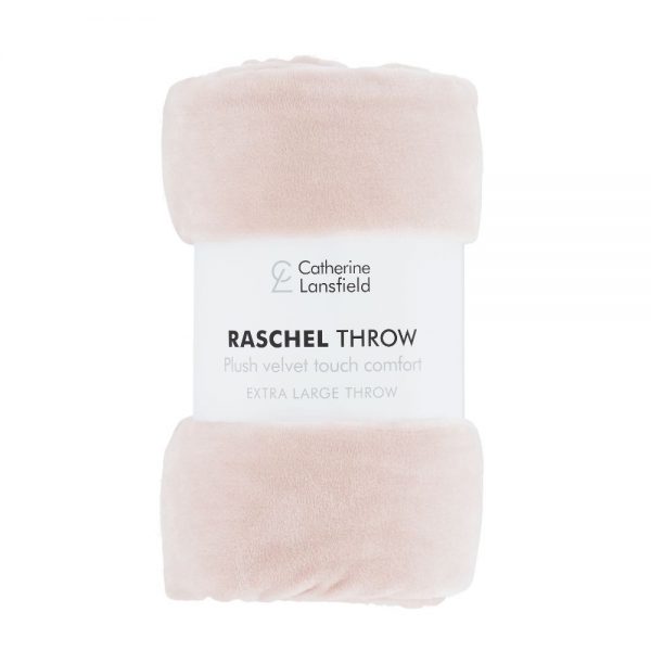 Blush Velvet Throw 200x240