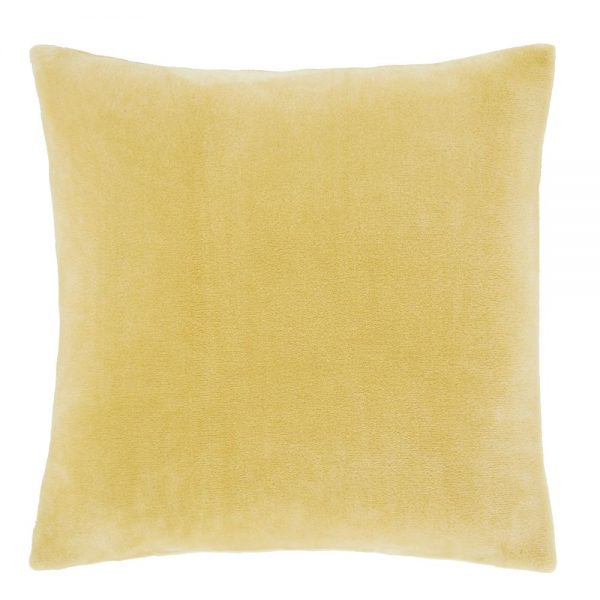 Ochre Velevet Cushion Filled