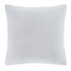 Velvet Silver Cushion Filled