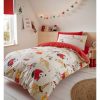 Double Duvet Natural Jungle Bells