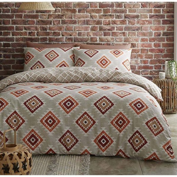 Spice Aztec Double Duvet Set