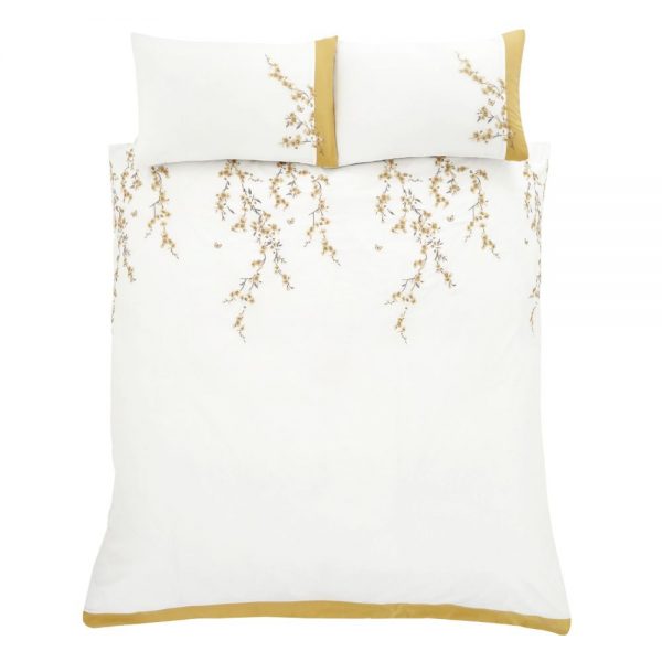 White Blossom Double Duvet Set