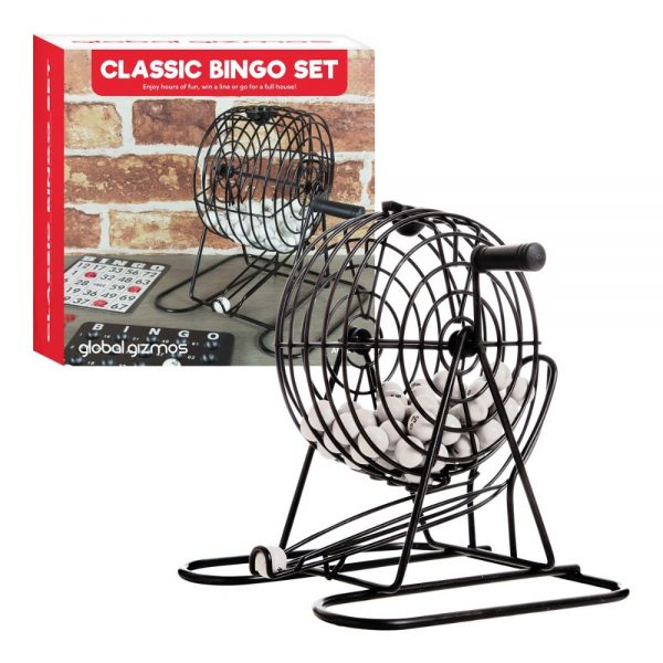 Traditional Bingo Set - Cards Balls Cage Counters