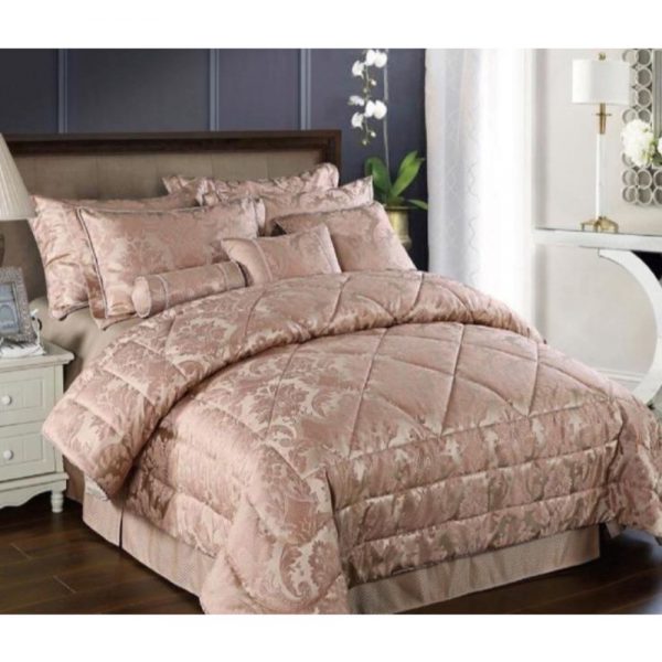 Vogue Blush Double Duvet Set