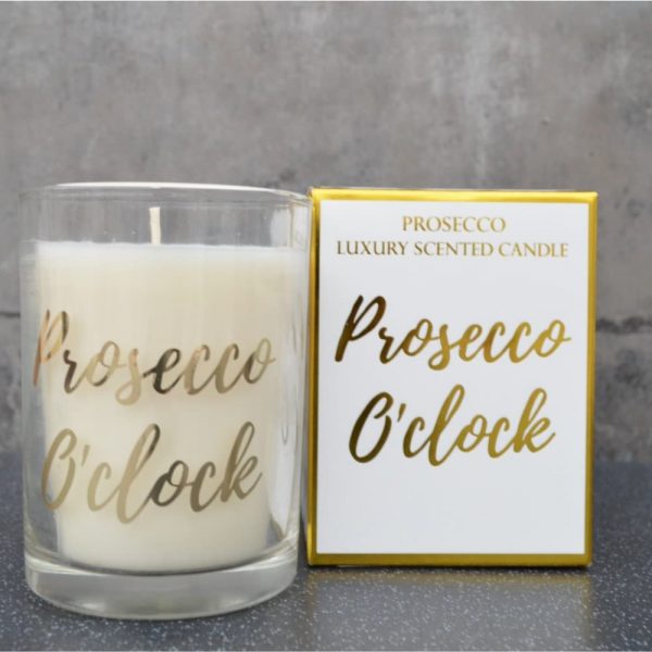 10.5cm Wax Pot Prosecco O Clock Gold