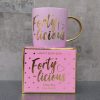 9.2cm Mug Forty-Licious In Gift Box